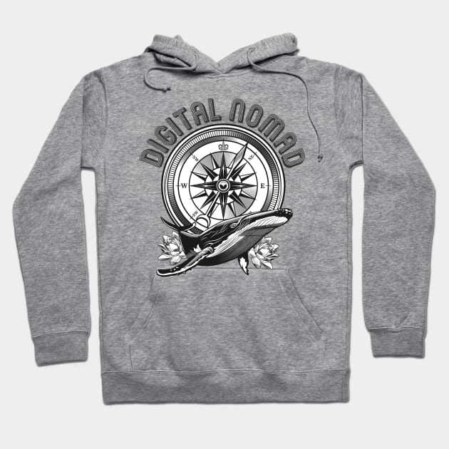 Digital Nomad Hoodie by MrKovach